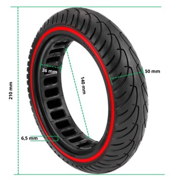 2szt OPONA DO HULAJNOGI ELEKTRYCZNEJ ALFA ROMEO Aro2022 8,5x2