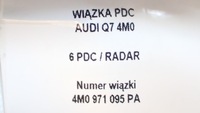 фото thumb №12, Nowa жгут 6 pdc радар audi q7 4m0971095pa