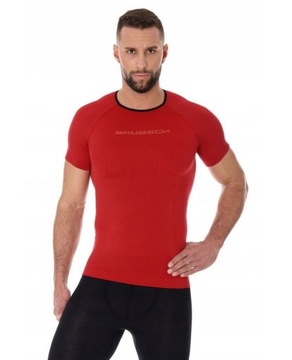 Brubeck Мужская футболка 3D Run PRO с короткими рукавами красная S