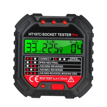 ИНТЕЛЛЕКТУАЛЬНЫЙ ТЕСТЕР РОЗЕТОК KKmoon HT107D