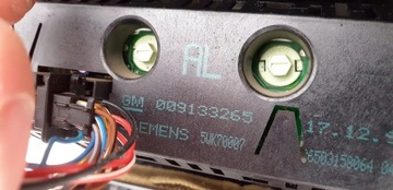 фото thumb №13, Opel astra 2 ii g декоративна консоль панель середній дисплей tid справний