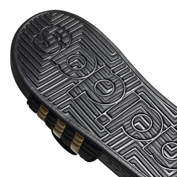 Мужские спортивные шлепанцы для бассейна, черные adidas ADISSAGE EG6517 43 1/3