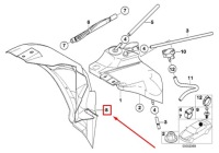 Bmw 3 compact e36 защита przed kamieniem 2227852 16132227852 oem Киев, фото thumb