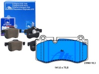 Купити Гальмівні колодки гальмівні mercedes перед w211 w221 05- ate, фото thumb