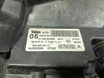 фото thumb №8, Citroen c1 i фара лампа перед левый eu 81150-0h050