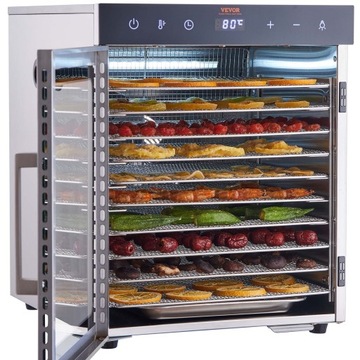 Сушилка для пищевых продуктов Vevor SS10H 800 Вт