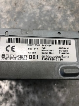 фото thumb №6, Радіо cd mercedes vito w639 a6398200186