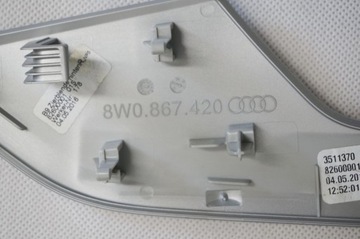 фото thumb №11, Декоры планка панели консоли комплект audi a4 b9 8w miko ll np5