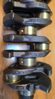 Wał коленчатый opel corsa d 1.4 100km 55561516 06-14 Оригинал, фото thumb