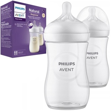ДЕТСКАЯ БУТЫЛОЧКА PHILIPS AVENT NATURAL RESPONSE SCY903/02 260мл 2 шт.