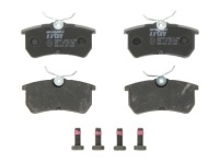 Тормозные диски 1 тормозные колодки задний trw ford focus fiesta Доставка, фото thumb