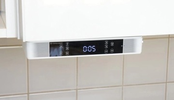 Ferguson Regent Cucina FM, кухонное радио под шкафом, Bluetooth-часы, белые