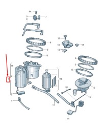 фото thumb №1, Audi a5 sportback 8t fuel delivery unit and sender датчик 8k0919050q
