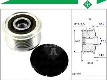 фото thumb №2, Зчеплення jednokierunkowe генератора [ina]