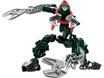 LEGO Bionicle 8616 Ваки Ворзах использовал полный набор роботов Waki