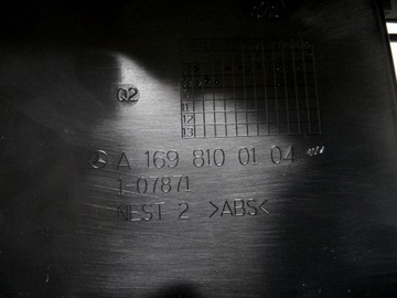 фото thumb №7, Mercedes w169 рестайлинг 09r туннель канал средний a1696800050 a1698100104