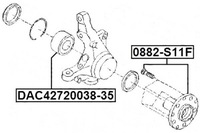 фото thumb №1, Febest 0882-s11f ступиця колеса