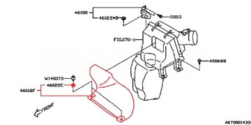 фото thumb №1, Впуск воздуховод корпус фильтра воздуха 2.5l fb subaru legacy outback 2020-