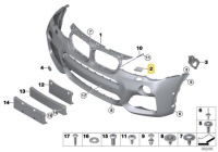 фото thumb №8, Набір оздоблення насадка розпилююча загрунтований bmw x3 f25 x4 f26