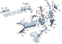 фото thumb №2, Mercedes r172 s-klasa прокладка клапана bypass