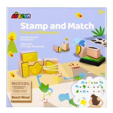 Креативный набор Avenir Stamp and Match «Динозавры»