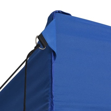 vidaXL Rozkładany namiot, pawilon z 4 ścianami, 3 x 4,5 m, niebieski, 42512