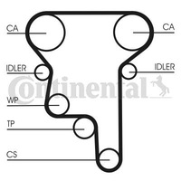 фото thumb №1, Continental ct1023 ремень распределительного вала