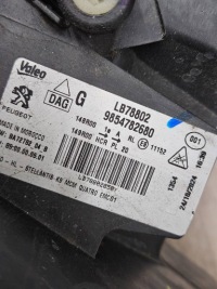 Фара перед сторона левая peugeot rifter 9854782680 Доставка, фото thumb