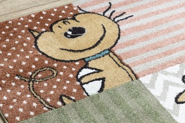 ДЕТСКИЙ КОВЕР FUN 140x190 ЖИВОТНЫЕ цвет #O265