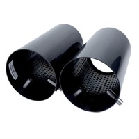 фото thumb №4, Наконечник выхлоп чёрный титан 2 szt audi vw vag