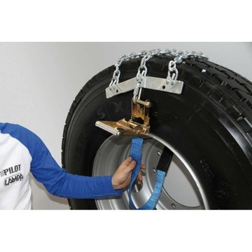 6 цепей противоскольжения TIR 295/80r22,5 305/70r22,5 + защита обода