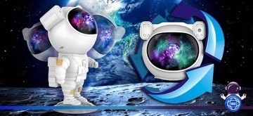 ЗВЕЗДНЫЙ ПРОЕКТОР КОСМОНАВТ НОЧНОЙ ЛАМПОЧНЫЙ ПРОЕКТОР ДЛЯ ДЕТЕЙ КОСМИЧЕСКИЙ ДИСТАНЦИОННЫЙ