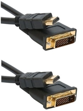 2 кабеля HDMI DVI, 180 см, 4K HDMI DVI-D, кабель для ТВ-монитора, ДЛИННЫЙ