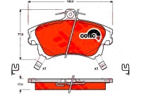 фото thumb №12, Trw gdb1313 набір гальмівних колодок гальмівних, гальма дискові