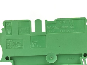 РАЗЪЕМ WEIDMULLER ZDU 2.5 2,5мм2 800В 24А (6 шт)