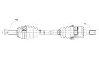 фото thumb №11, Приводной вал приводная kia rio iii 1.4.1.6 11- hyundai accent iv 1.4.1.6 10-