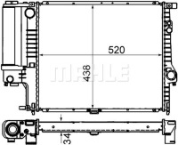 фото thumb №11, Mahle cr 244 001s радиатор, система охлаждение двигателя