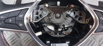 фото thumb №10, Руль лепестки кожа clio v многофункциональный