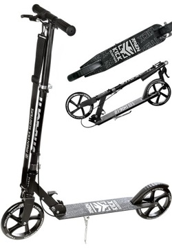 Самокат RAVEN Straight Black 200 мм с тормозом