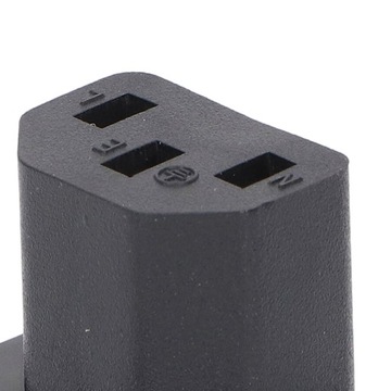 Блок питания IEC320 C8–C13 от мужчины к женщине