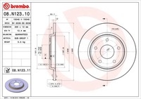 фото thumb №3, Тормозные диски тормозные колодки задняя brembo fiat freemont