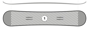 Zestaw Snowboard RAVEN Pure Black 163cm Wide + wiązania MP180 + Target ATOP