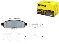 фото thumb №1, Гальмівні колодки гальмівні перед ford usa f-150 lincoln mark lt 4.2-5.4alk