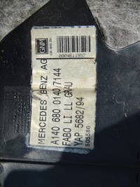 фото thumb №15, Mercedes w140 серая обивка коврик na пол обшивка коврик пол