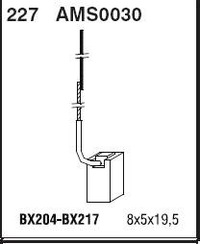 фото thumb №2, Щітка вугільна, генератор magneti marelli 940113190030