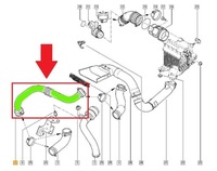 фото thumb №2, Труба шланг шланг turbo интеркулер renault scenic ii 1.9 dci 8200201617