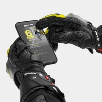 Кожаные спортивные мотоциклетные перчатки SHIMA RS-3 FLUO БЕСПЛАТНО