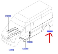 Купить Крыло  задний правый  ford transit mk5 mk6 2000-, фото thumb