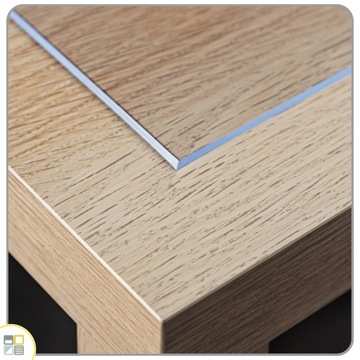 MATA OCHRONNA PODKŁADKA BLAT STÓŁ 2mm 60x170 GRUBA
