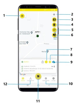 GPS-локатор GPS4YOU OBD для сервера SIM-карты автомобиля PL без подписки